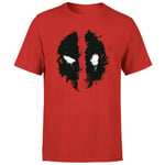 T-Shirt Homme Deadpool (Marvel) Splat Face - Rouge - L