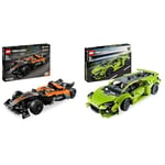 LEGO Technic NEOM McLaren Formula E Race Car, Jouet de Voiture pour Enfants dès 9 an & 42161 Technic Lamborghini Huracán Tecnica, Kit de Maquette de Voiture, Jouet de Construction de Course