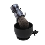 Beard Trimming Set Foaming Bowl Brush Stand Sharpening Cloth Groominfor