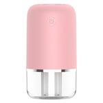 Petit humidificateur, mini humidificateur portable de 500 ml, humidificateurs à double jet de brume fraîche personnelle, doubles ports de brume, arrêt automatique, humidificateur de bureau pour bébé, chevet, voyage, plante, voiture