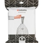 Brabantia Waste Bin Liners Dispenser Pack Perfect Fit Size M 60L - 40 Bags