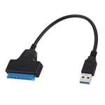 Ligne de transfert SATA vers USB 3.0 Facile à installer 2.5 pouces Disque dur mécanique 3.5 pouces Ligne de conversion USB3.0TOSATA couleur 3.0 sans DC