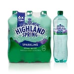 Highland Spring Sparkling Water, 6 x 1 Litre