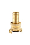 Gardena Couplage en laiton et accouplement à haute pression pendant 25 mm (1 Pouce) (1 po): embrayage pour tuyaux et lignes d'aspiration, jusqu'à 40 bars, résistant à la solution (7121-20)