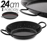 Paella Pan Valencian Paella Enamel 26 CM Easy Cleaning Long Lasting Spain