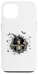 Coque pour iPhone 13 Costume de squelette pour Halloween