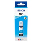 Epson 106 Original Ink Bottle C13T00R240 Cyan 70 ml