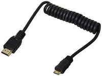 Atomos ATOMCAB008 HDMI to mini twisted HDMI cable 30 cm Black