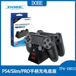 DOBE PS4 langaton ohjain kaksoislaturi PS4/SLIM/PRO yleisohjain latausalustan ohjaimen laturi