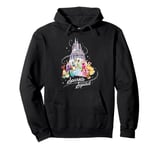 Disney Princess Sparkle Squad Winter Holiday Castle Pullover Hoodie