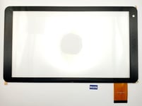 noir: ecran tactile touchscreen digitizer Thomson TEO-QUAD10BK8