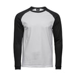 Tee Jays Baseball Tee - WHITE/BLACK / 3XL