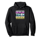 Womens Mexican Train Queen Dominoes Queen Pullover Hoodie