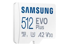 Samsung EVO Plus MB-MC512KA - flashhukommelseskort - 512 GB - microSDXC UHS-I