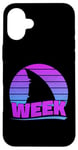 iPhone 16 Plus 2025 Week Retro Shark Fin Lover Sea Ocean Animal Summer Trip Case