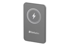 Verbatim Charge 'n' Go trådløs power bank - magnetisk montering - Li-pol - 24 pin USB-C - 20 Watt