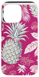 Coque pour iPhone 14 Pro Max Festive Tropical Ananas Coque de téléphone Motif Noël