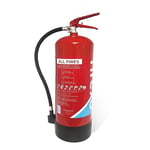 Firexo All in One Fire Extinguisher (9 Litre / 9 kg) - Multipurpose Extinguisher for ALL FIRES inc. Li-ion Battery Fires! - Safety & Emergency Equipment for Home, Kitchen, Fireplace, Grill, Caravan