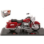 HARLEY DAVIDSON FLHR ROAD KING 1999 RED 1:18 Maisto Moto Die Cast Modellino