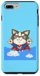 Coque pour iPhone 7 Plus/8 Plus chihuahua super-héros mignon chien chiot animal de compagnie drôle animal art illustration