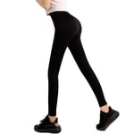 GYDD Femmes Gym Leggings Haute Taille Yoga Pants Sports Collants De Sport pour La Course À Pied Pantalon Long Black-XL