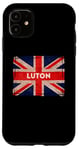 Coque pour iPhone 11 Drapeau Luton Bedfordshire Born And Bred