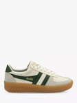 Gola Classics Grandslam Elite Leather Trainers, Off White/Evergreen/Gum