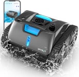 WYBOT C1MAX Robot Piscine Fond et Parois avec Application, 240 Minutes Aspirateur de Piscine, Robot Piscine sans Fil à Moteur 65 W, Capteur Infrarouge, Cycle de Nettoyage, Jusqu'à 200㎡