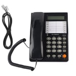 Home Hotel Wired Corded Desktop Wall Phone Office Landline Telephone Black Set