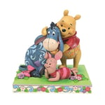 Enesco Disney Traditions by Jim Shore Figurine Winnie l'ourson avec Porcinet et Bourriquet Multicolore 15 cm