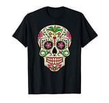 Day of the Dead Sugar Skull Women Funny Halloween Gifts T-Shirt