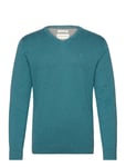 Tom Tailor Basic V-Neck Knit Blå