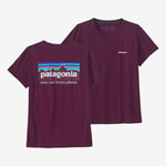 Patagonia P-6 Mission Organic T-shirt, Dame Night Plum M