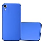 Coque pour Apple iPhone XR en METALLIC BLEU Hard Case Housse de protection Étui d'aspect métallique contre les rayures et les chocs - Neuf