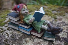 97218  FIGURINE STATUETTE  FIGURINE  TROLL POETE  SUR LIVRE   HEROIC FANTASY FEE