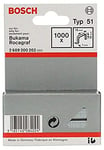 Bosch Accessories 2609200202 Agrafe à fil plat de type 51 10 x 1 x 10 mm 1000 pièces