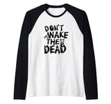 Skelanimals Don't Wake The Dead Vintage Retro Spooky Logo Raglan Baseball Tee