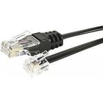 Cordon de raccordement téléphonique RJ11/ RJ45 - 1 m