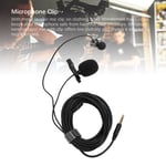 Lavalier Microphone Clip On Lapel Mic Sensitive 3.5mm Plug For Phone