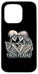 iPhone 15 Pro Twin Flame Skeleton Couple Eternal Love Lovers Forever Case