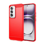 Oppo Reno 12 Pro      Carbon Fibre Case    [Red]