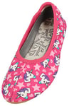 Beck Fille Pink Horse Ballet Flat, Rose Bonbon, 33 EU