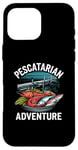 iPhone 16 Pro Max Pescatarian Adventure Ocean Food Lover Case