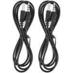 2pcs USB To 3.5mm Cables USB To Headphone Jack Adapter Cables USB Cords