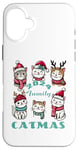 Coque pour iPhone 16 Plus Catmas Famille Chat Kitty Funny Christmas Holiday 2024