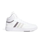 adidas Men's Hoops 3.0 Mid Classic Vintage Shoes, Cloud White/Orbit Grey/Putty Grey, 7.5 UK