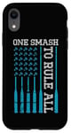 iPhone XR One Smash to Rule All Game Player USA Flag Case