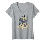 Batman Classic TV Series Catwoman Meeyow! T-Shirt avec Col en V