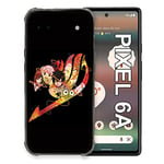 Coque pour Google Pixel 6A Manga Fairy Tail Logo Noir