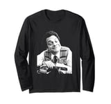 Actor David Jason Open All Hours B&W By Allan Ballard Long Sleeve T-Shirt